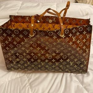 Super Fun Jelly LV large Beach tote